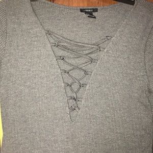 Forever 21 Lace up Dress